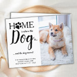 Wir haben den neuen Adress Pet Foto-Hund verschobe Postkarte<br><div class="desc">Zuhause ist, wo der Hund ist ... und der Hund bewegt! Lass Deinem besten Freund, dass dein Umzug mit dieser niedlichen und lustigen, benutzerdefinierten Foto Hund bewegenden Ankündigung Karte kündigen. Personalisieren Sie mit Ihrem Lieblings-Hund Foto, Namen und Ihre neue Adresse. Diese Hundeankündigung ist ein Muss für alle Hundemütter, Hundedads und...</div>