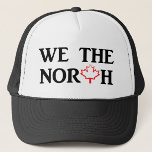 Wir haben den Norden mit dem roten Ahornblättrig Truckerkappe