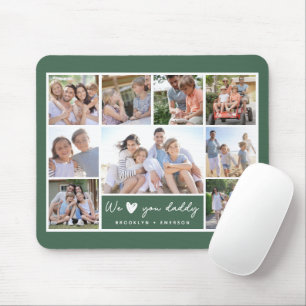 Wir haben dich Daddy Collage Mousepad