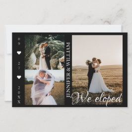 Wir haben die Ankündigung der Hochzeit von Fotosam