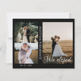 Wir haben die Ankündigung der Hochzeit von Fotosam