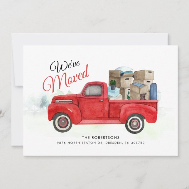 Wir haben die Ankündigung einer Wasserfarbenversch (Vorderseite)