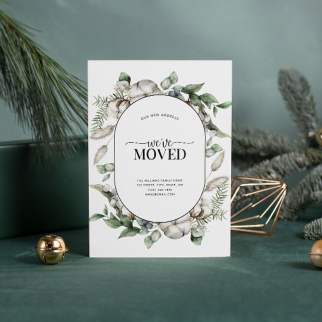 Wir haben die Ankündigung über den Umzug von Bauer (Sending your family and friends a festive 'We've Moved!' Christmas card!
)
