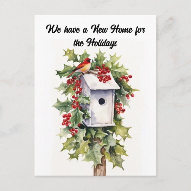 Wir haben die Ankündigung über den Zuhause Holiday (Vorderseite)