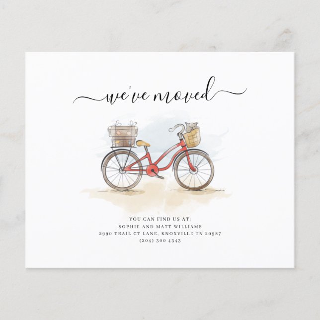 Wir haben die Ankündigung über die Verschiebung vo (Vorderseite)