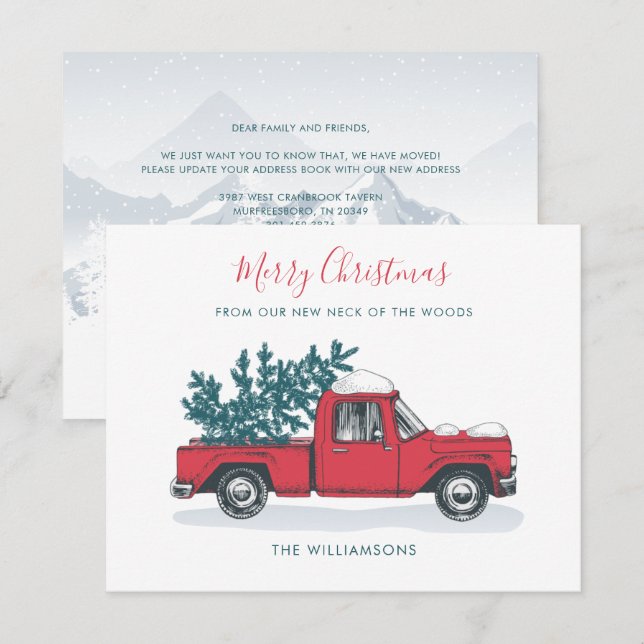 Wir haben die Ankündigung über die Weihnachtsbeweg (Vorne/Hinten)
