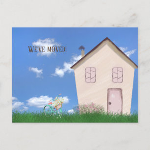 Wir haben die Ankündigung verschoben Postkarte