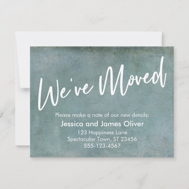 Wir haben die Ankündigung von Light Blue Grunge fo (Vorderseite)