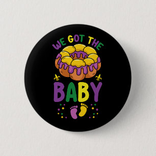 Wir haben die Baby Mardi Gras Schwangerschaft beka Button