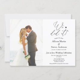 Wir haben die Einladung zur Hochzeitsempfehlung ge