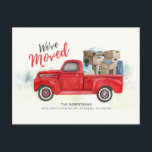 Wir haben die neue Ankündigung "Adressverschiebung Postkarte<br><div class="desc">Teilen Sie Ihre Begeisterung für Ihren Umzug mit Freunden und Familie! Diese klassische Vintage Truck Wasserfarbe haben wir verschoben Ankündigungskarte hat sowohl dekorative Skripte, und moderne Schriftart können Sie leicht anpassen, indem Sie auf die Schaltfläche "Personalisieren" klicken. Planen Sie ein häusliches Party? Passen Sie diese Postkarte einfach an, um die...</div>