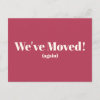 Wir haben die neue Zuhause Magenta Moving Ankündig