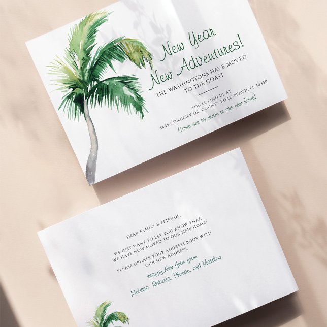 Wir haben die Neujahrskündigung über Palmen versch (Von Creator hochgeladen)