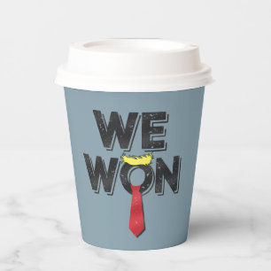 Wir haben Donald Trump 2024 gewonnen Pappbecher