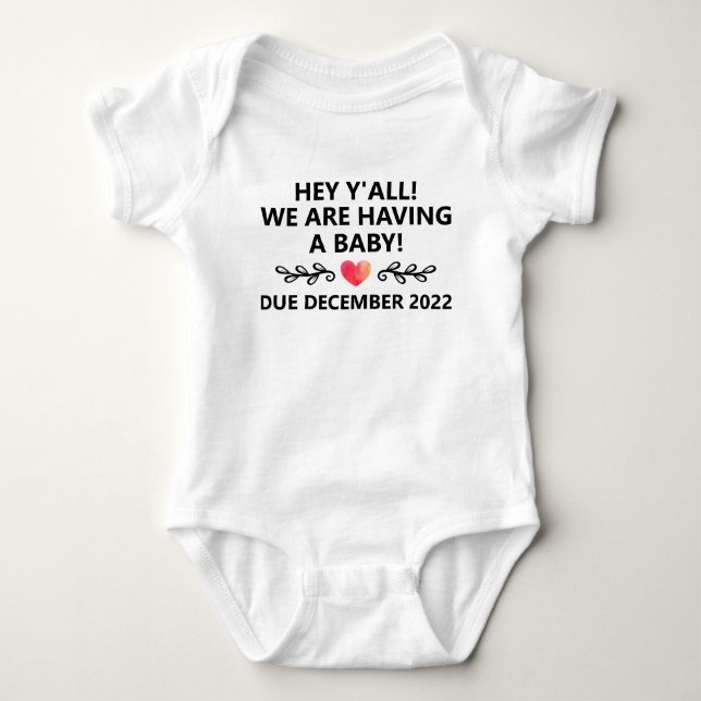 Wir haben ein Baby Baby Strampler (Vorderseite)