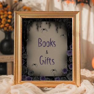 Wir haben ein Baby - Purple Bücher und Geschenke S Poster