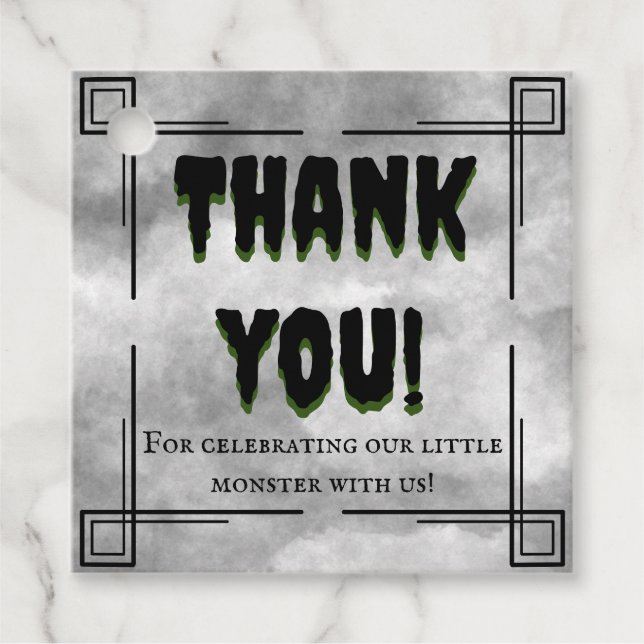 Wir haben ein Monster erschaffen Geschenkanhänger (Vorderseite)