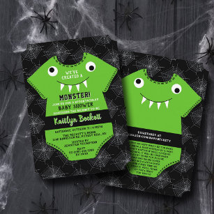 "Wir haben ein Monster geschaffen" Halloween-Kinde Einladung