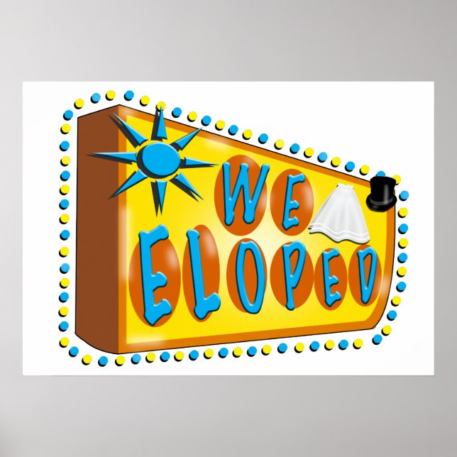 Wir haben ein Zeichen Poster (Vorne)