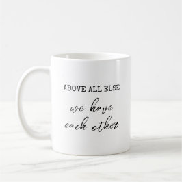 Wir haben einander ein Geschenk für die Tasse