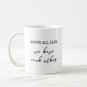 Wir haben einander ein Geschenk für die Tasse