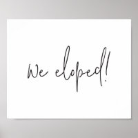 Wir haben eine Minimalistische Hochzeit mit Skript