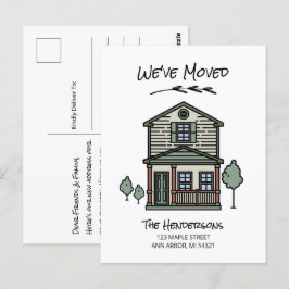 Wir haben eine neue Ankündigung über Zuhause-Movin Postkarte