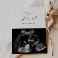 Wir haben eine Secret Baby Announcement Card Behal