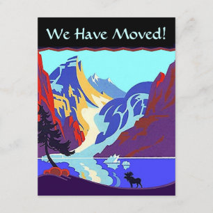 Wir haben eine Umzugsankündigung Alaska Kanada Ida Ankündigung