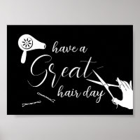 Wir haben einen großen Friseur, einen modernen Sal