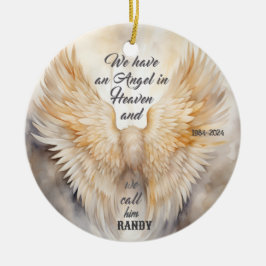 Wir haben einen Himmelsengel Keramik Ornament