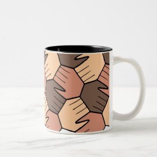 Wir haben einen Traum. (kein Text) Zweifarbige Tasse