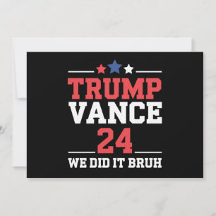 Wir haben es bruh gemacht, wir gewannen Trump Vanc Einladung