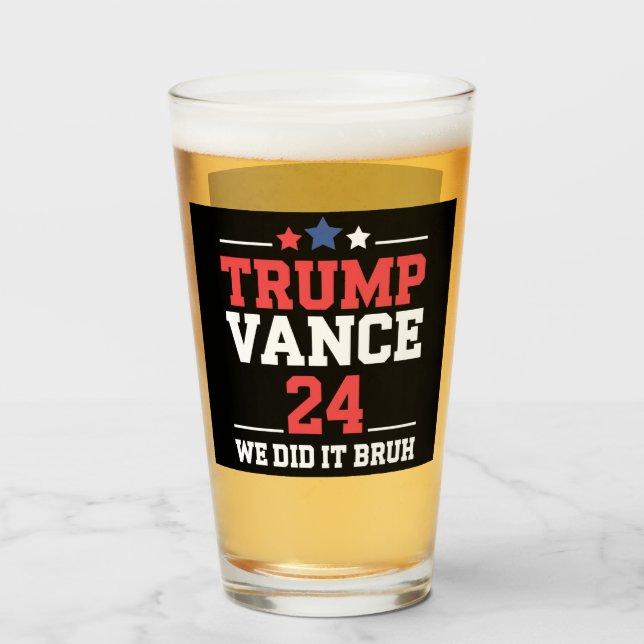 Wir haben es bruh gemacht, wir gewannen Trump Vanc Glas (Vorne (Gefüllt))