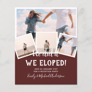 Wir Haben Es Geschafft FLITTERWOCHEN FOTO Hochzeit Flyer