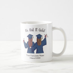 Wir haben es geschafft, Mädchen, Absolventinnen Pe Kaffeetasse