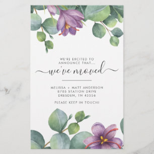 Wir haben Eukalyptus-Grüne bewegt Briefpapier