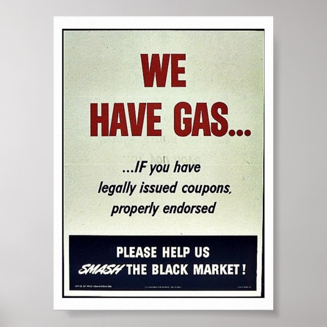 Wir haben Gas Poster (Vorne)