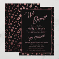 Wir haben gepflückt! Rose Gold Confetti Blasen übe