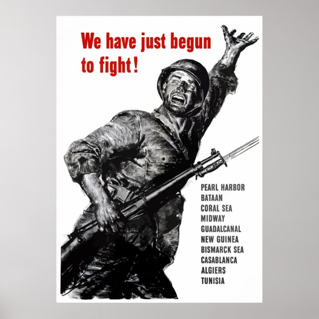 Wir haben gerade angefangen zu kämpfen! poster (Vorne)
