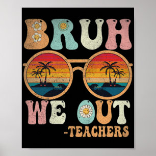 Wir haben Groovy Retro-LehrerInnen glücklich am le Poster