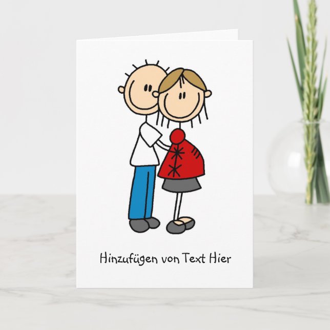 Wir haben Grußkarten Karte (Vorderseite)