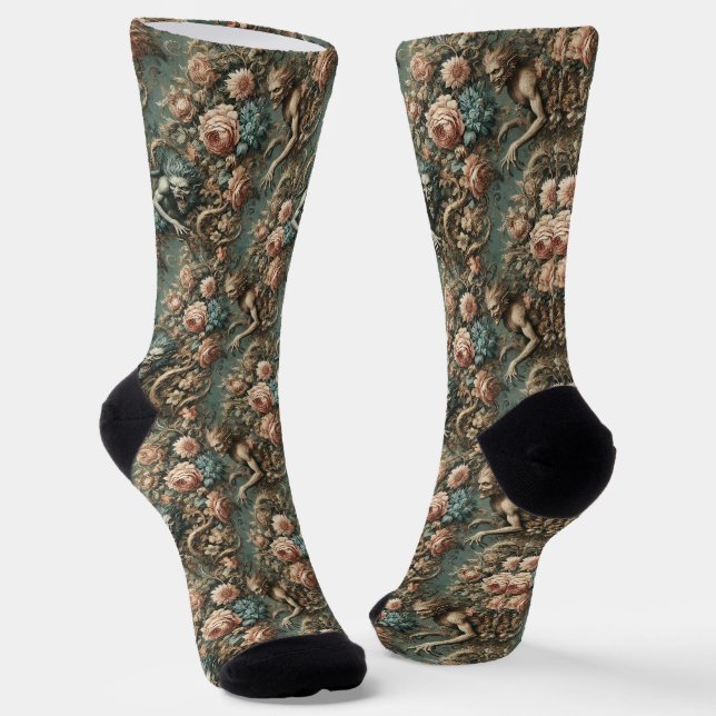 Wir haben heute Abend geschlagen - gotische Viktor Socken (Gewinkelt)