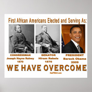 Wir haben historische Obama überwunden ... - maßge Poster