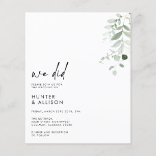 Wir haben Hochzeit eingeladen