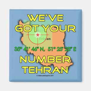 Wir haben Ihre Zahl Teheran Magnet