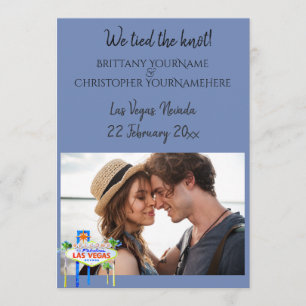 Wir haben in Las Vegas geheiratet - Hochzeitsankün Einladung