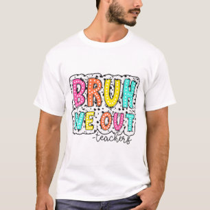 Wir haben Lehrer ausgezogen, die Dalmatiner am let T-Shirt