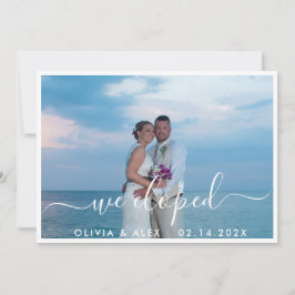 Wir haben maßgeschneiderte Hochzeiten von Foto Ankündigung