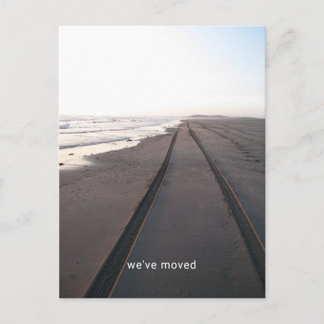 Wir haben neue Adresse Ankündigung Postkarte versc (Vorderseite)